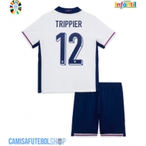 Camisa de time de futebol Inglaterra Kieran Trippier #12 Replicas 1º Equipamento Infantil Europeu 2024 Manga Curta (+ Calças curtas)